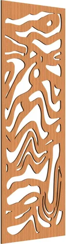 Vista 143 de 9 3/8"W x 24 3/8"H x 1/4"T Northfield Decorativos Paneles de Pared de Madera Calado, Abedul