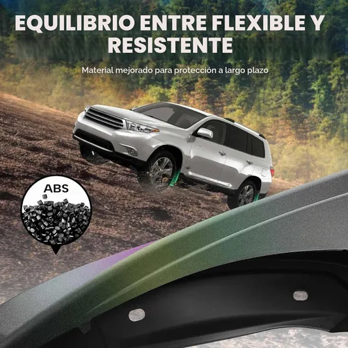 Vista 6 de YHTAUTO Guardabarros antisalpicaduras para Toyota 4Runner 2005-2009