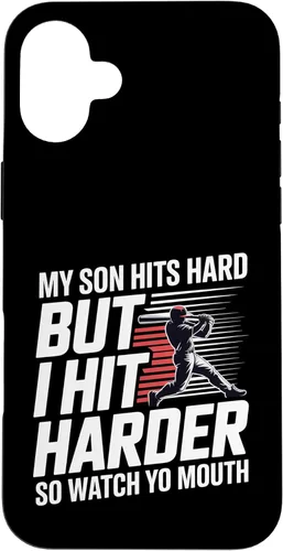 Vista 23 de My Son Hits Hard But I Hit Harder So Watch Yo Mouth - Case for iPhone 17