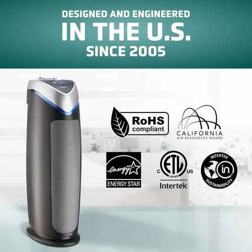 Vista 6 de GermGuardian AC4825 Purificador de aire, AC4825, GermGuardian, gris, 1, 1