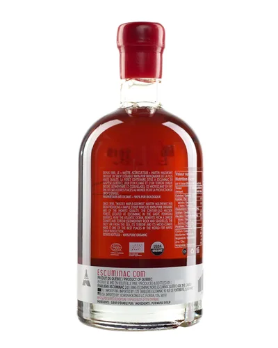 Vista 7 de Escuminac jarabe de arce – Orgánico puro canadiense, grado A, perfecto para panqueques, postres y bebidas
