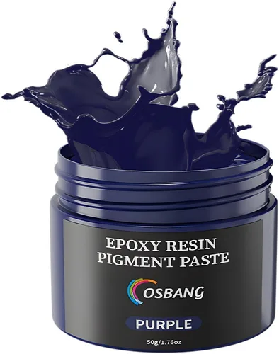 Vista 10 de Pastas de pigmento de 8 colores para resina epoxi, pigmento de color de resina epoxi de 1.76 oz/50 g, tinte de resina opaco, pigmento de resina