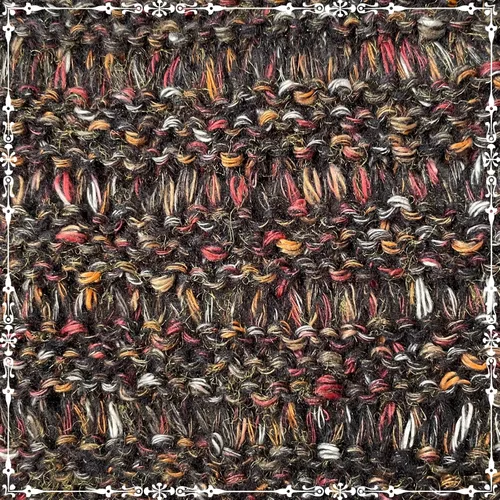 Vista 5 de Hilo de alpaca Tweed de algodón para ganchillo, paquete de 4 (588 yardas/7.05 oz), patrones libres, hilo de tweed para tejer, peso de peinado ligero