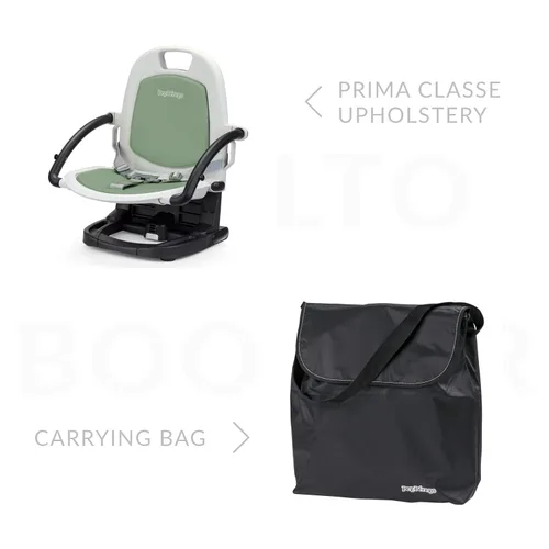 Vista 6 de Peg Perego Rialto - Asiento elevador - Adecuado para niños de 6 meses en adelante - Fabricado en Italia - Petrolio (verde azulado) (IMRIASNA03PL71)