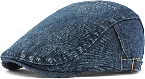Vista 12 de Gorra de Newsboy para hombre, ajustable, plana, Ivy Gatsby, gorra de conducción de cabbie, transpirable, de algodón, gorra de golf