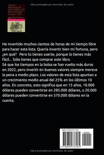 Vista 2 de HÁGASE MILLONARIO EN POCO TIEMPO CON ESTAS ACCIONES Acciones 1 -100 LAS ACCIONES CON LAS QUE PUEDE HACERSE MILLONARIO EN 35 AÑOS CON 150 USD DE
