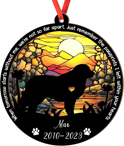 Vista 89 de Adorno personalizado para atrapasoles de sabueso afgano, adorno de Navidad de sabueso afgano – Regalo para perro amante, sabueso afgano