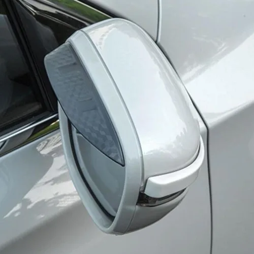Vista 4 de Cubierta de lluvia para espejo retrovisor de coche para Nissan Navara NP300 ST 2017-2023 Espejo retrovisor de coche Cubierta protectora de cejas