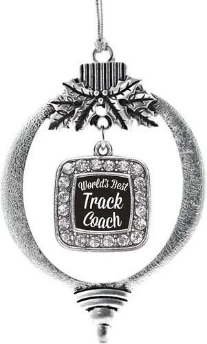 Vista 159 de Inspired Silver - Bon Voyage Cruise Ship Charm Ornamento – Adornos navideños cuadrados de plata con joyas de circonita cúbica