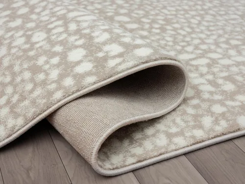 Vista 6 de Abani Alfombra de área con estampado de guepardo beige, colección Arto - Alfombra de acento contemporánea y duradera (2'2" x 8')