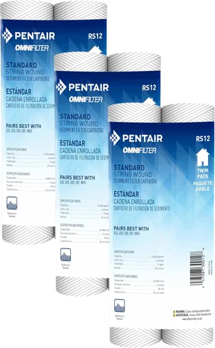 Vista 7 de Pentair OMNIFilter RS14 Filtro de agua para sedimentos, 10 pulgadas, cartucho de filtro de repuesto de sedimentos de polipropileno hilado