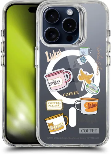 Vista 184 de Head Case Designs Gilmore - Funda negra a prueba de golpes con diseño de dibujos animados para niñas con licencia
