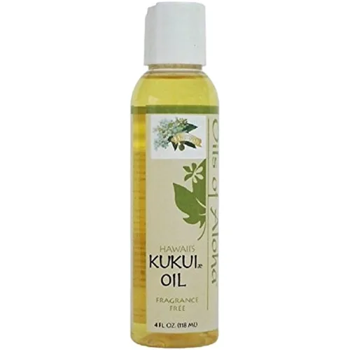 Vista 4 de Oils of Aloha - Aceite de nuez Kukui Hawaii con fragancia Tropic Breeze, 4 onzas