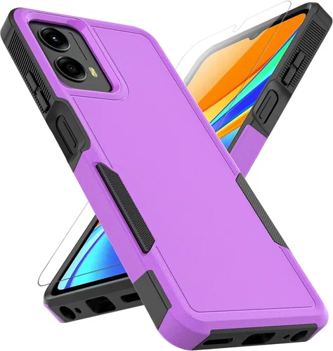 Vista 24 de Funda para Moto G 5G 2023 / Moto G Power 5G 2023: funda protectora de doble capa de servicio pesado resistente para teléfono celular a prueba