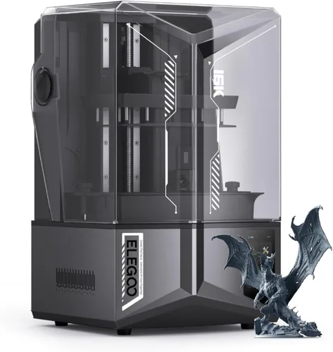 Vista 10 de ELEGOO Saturn 3 MSLA 12K Impresora 3D, Impresora 3D de Resina de Escritorio con LCD Monocromático de 10 Pulgadas, Voxeldance Tango Slicer