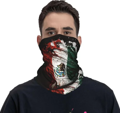 Vista 5 de Máscara facial, polaina para cuello, bufanda, protección solar, pasamontañas