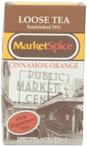 Vista 3 de MarketSpice Té suelto, canela y naranja, nuestro té exclusivo, 4 onzas