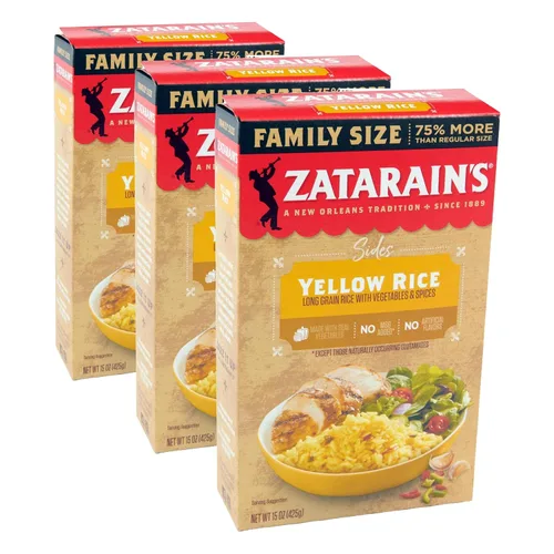 Vista 13 de Zatarain's Arroz amarillo tamaño familiar, 15 oz