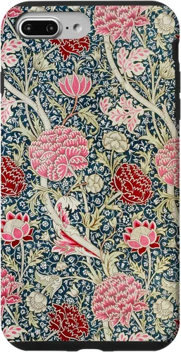 Vista 12 de iPhone 16 Cray - William Morris Art Nouveau Pattern Case