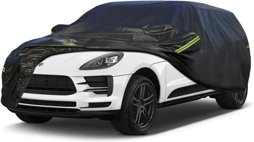 Vista 73 de KouKou Funda impermeable para automóvil SUV adecuada para BMW X1 de 2009 a 2025, 7 capas a prueba de viento para todo tipo de clima, cubierta