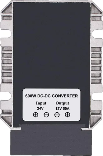Vista 3 de Transformador de reducción de 24 V a 12 V CC, convertidor buck CC/CC de 50 A y 600 W, fuente de alimentación DIY