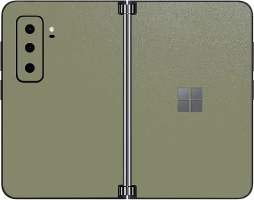 Vista 57 de SopiGuard Skin para Microsoft Surface Duo 2 2ª generación de borde a borde de paneles delanteros y traseros de vinilo (piedra de ladrillo)