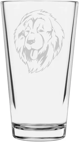 Vista 288 de Podenco Canario - Vaso de pinta de 16 onzas con temática de perro personalizado
