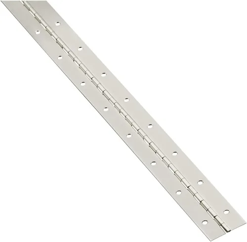 Vista 12 de National Hardware N265-389 V570 Bisagra continua en níquel, 1-1/2 "x 12