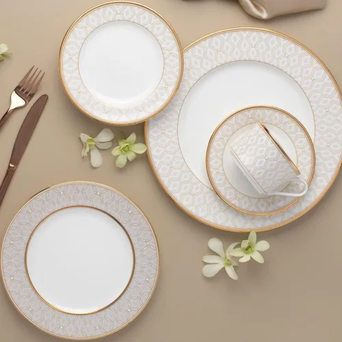 Vista 3 de Noritake Noble Pearl - Juego de 5 piezas, servicio para 1
