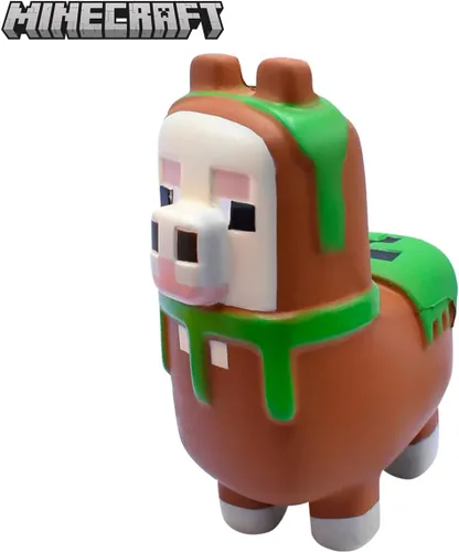 Vista 8 de Minecraft Mega SquishMe Series 2 – Llama – Juguete Squishy perfumado de crecimiento lento de 6 pulgadas