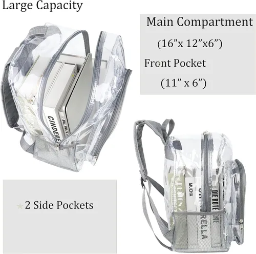 Vista 3 de JOMPARO - Mochila transparente