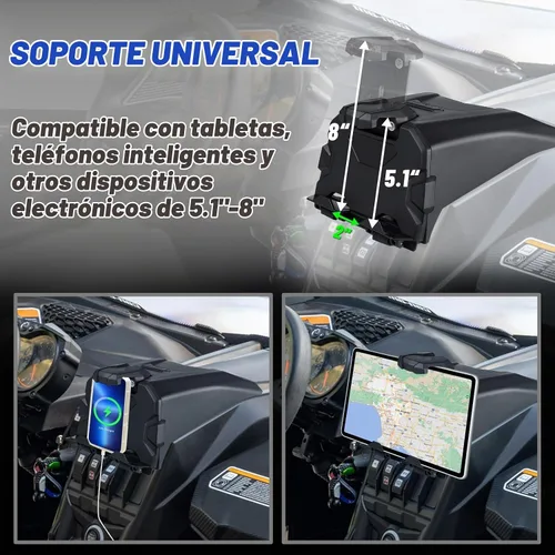 Vista 3 de MDPROMCP Maverick X3 - Soporte para tablet con caja de almacenamiento