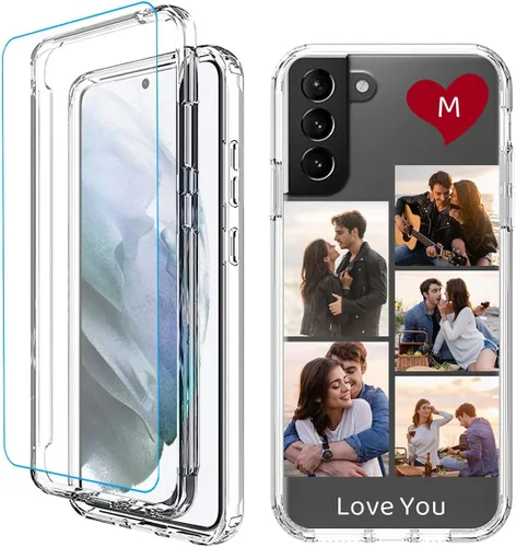 Vista 14 de Funda para teléfono con foto personalizada para Samsung Galaxy S21 5G, cubierta personalizada con imagen, texto, logotipo