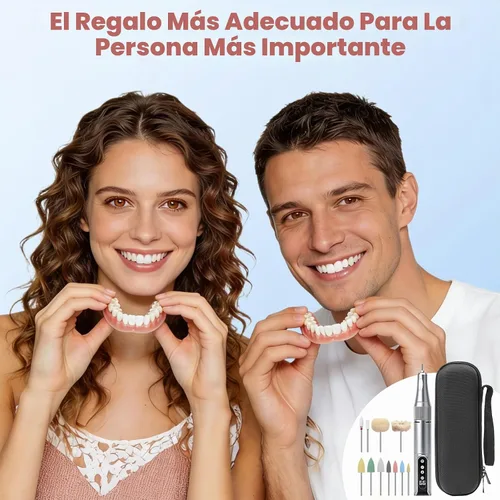 Vista 8 de Mini pulidor inalámbrico con 11 cabezales, 35000 RPM, recargable por USB