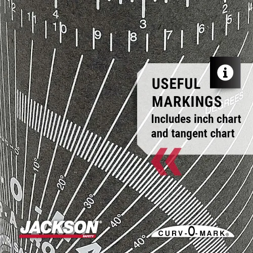 Vista 4 de Jackson Safety Herramienta de Medición de Tuberías - Herramienta de Cinta Envolvente Wrap-A-Round para Accesorios de Tuberías