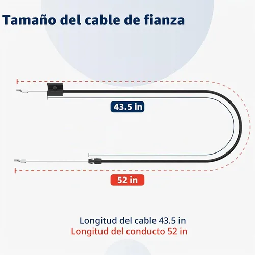 Vista 3 de 7101395YP Cable de fianza compatible con cortacésped Briggs y Stratton