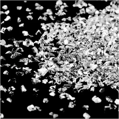 Vista 12 de Brillantinas metálicas irregulares de vidrio triturado, espolvorea con purpurina gruesa, dorado, 3.53 oz, 5/64 – 5/32 pulgadas, para manualidades