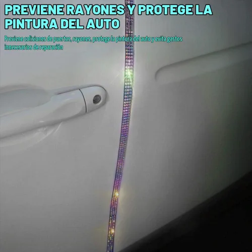 Vista 6 de eing Adhesivo antiarañazos para el borde de la puerta, protector de puerta de automóvil, protección de puerta de automóvil, 35.4 pulgadas cada uno