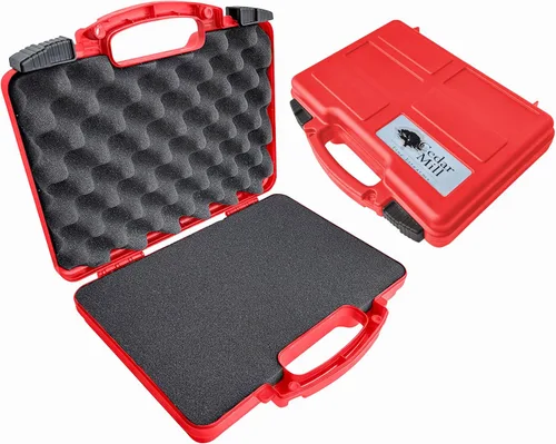 Vista 10 de Cedar Mill Fine Firearms Estuche para pistola aprobado por la TSA - Caja fuerte para pistola y pistola de 0.354 in, revólver - Estuche rígido