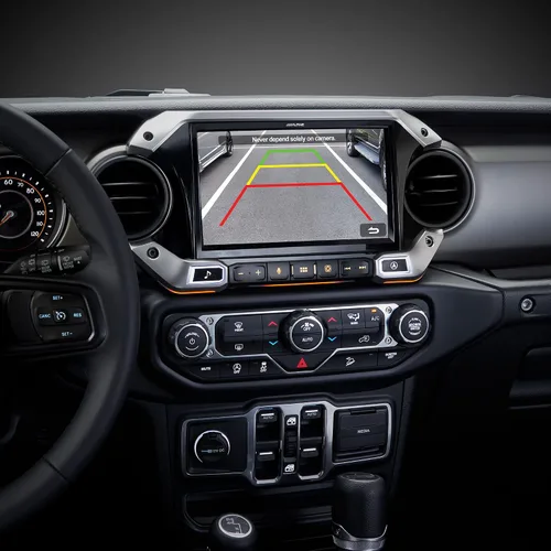 Vista 6 de Alpine Receptor multimedia i509-WRA-JL de 9 pulgadas compatible con Jeep Wrangler 2018 y Gladiator 2020 en adelante
