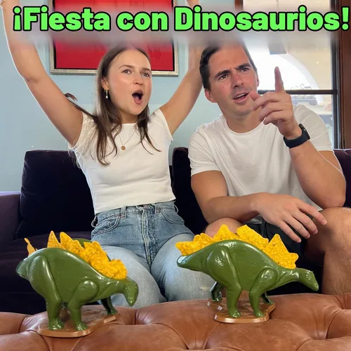 Vista 6 de Nachosaurus - Juego de soporte para nachos de dinosaurio con cuenco