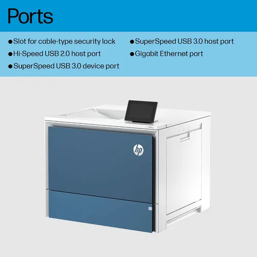 Vista 10 de HP Impresora Color LaserJet Enterprise 5700dn, la mejor para empresas (6QN28A)