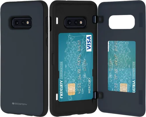 Vista 149 de GOOSPERY Funda tipo cartera para Samsung Galaxy S22 Ultra, [tarjetero] parachoques magnético de puerta con cierre automático, cubierta protectora
