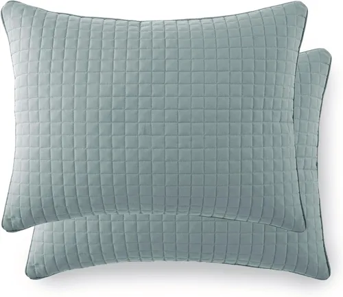 Vista 54 de Fundas Southshore Fine Linens Vilano Springs, para almohada, acolchadas, Microfibra, Pizarra, 20" x 36" 15 - Pizarra