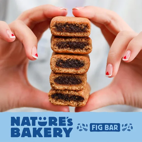 Vista 9 de Nature's Bakery - Minis de barra de higos y arándanos, fruta real, sin nueces, paquete de 60