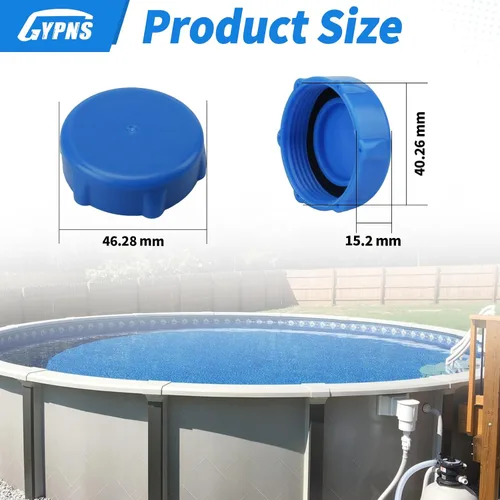 Vista 2 de Tapa de válvula de drenaje de piscina para Coleman sobre el suelo piscina P01006 Accesorios de repuesto