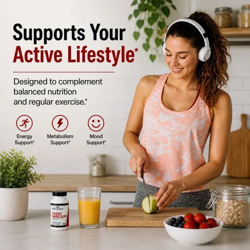 Vista 7 de 7-KETO Musclean. Pierde hasta 3 veces más grasa corporal sin perder el tono muscular. Potente píldora de dieta termogénica para hombres y mujeres.