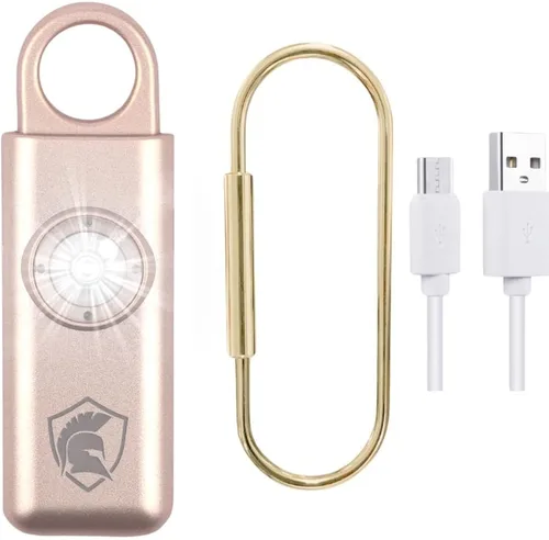 Vista 8 de Alarma de seguridad personal recargable (Aqua)