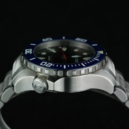 Vista 2 de Reloj de buceo de caballito de mar,3,280.8 ft Auotmatic Diver Relojes,Big 1.772 in Reloj Hombres