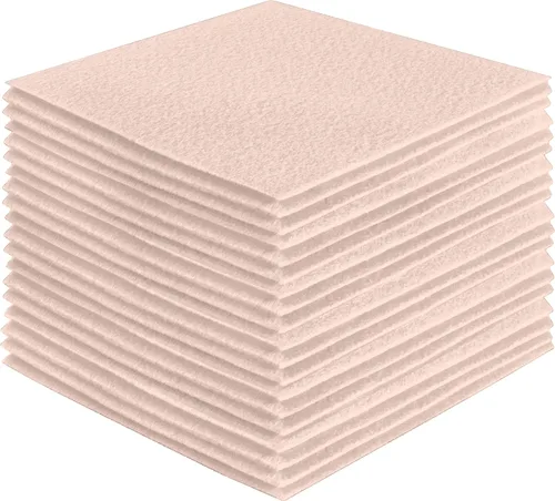 Vista 19 de FabricLA Hojas de fieltro acrílico para manualidades, cuadrados de fieltro precortados suaves de 4 x 4 pulgadas (3.9 in x 3.9 in), utiliza hojas